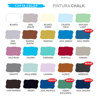 Chalk Paint 100 ml (variedad de colores) (Precio incluye IVA)